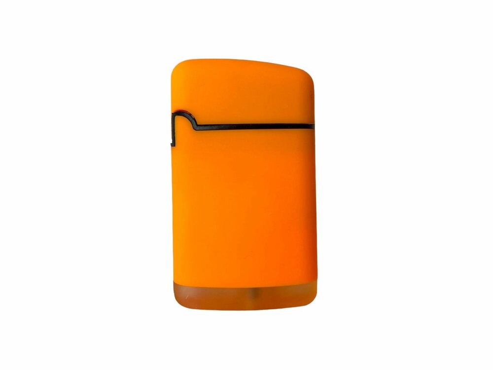 Turbo lighter 20 pieces in display - 4 ass. soft color - soft touch lighters