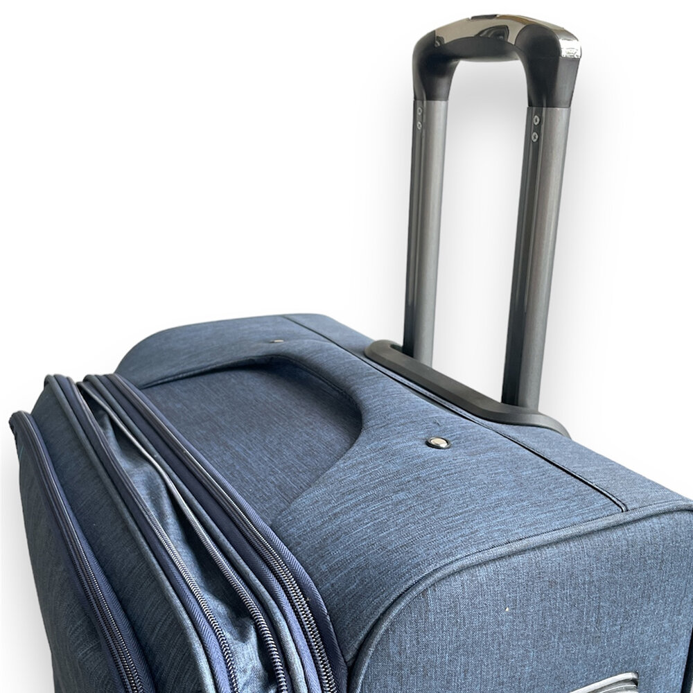 Europe Travel - Stoffen Koffer - 4 zwenk wielen - Polyester - Extra groot 77 cm