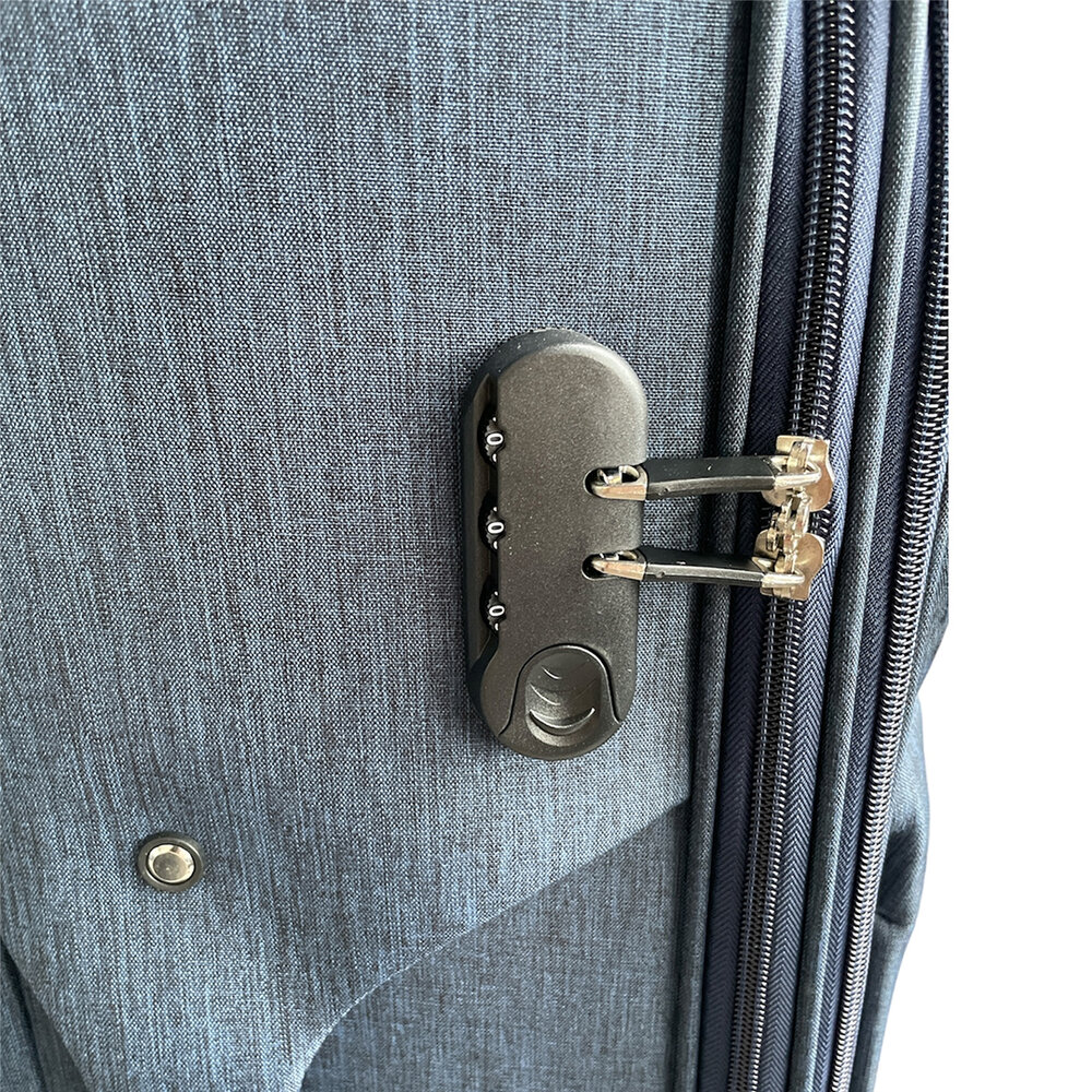 Europe Travel - Stoffen Koffer - 4 zwenk wielen - Polyester - Extra groot 77 cm