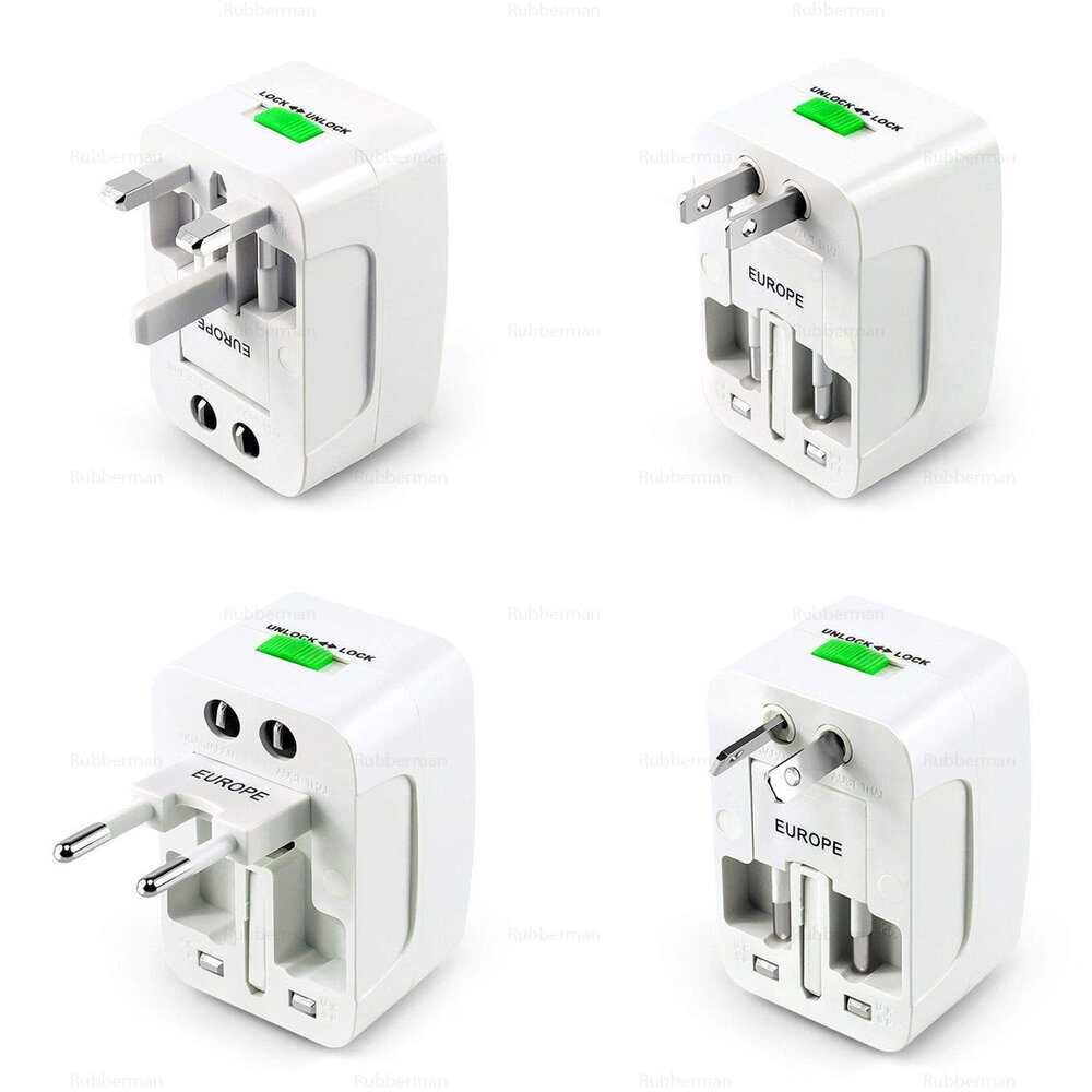 Reisadapter-stekker - Travel adapter - Internationale Reisadapter 125V~250V UK/SP/IT/US/EU