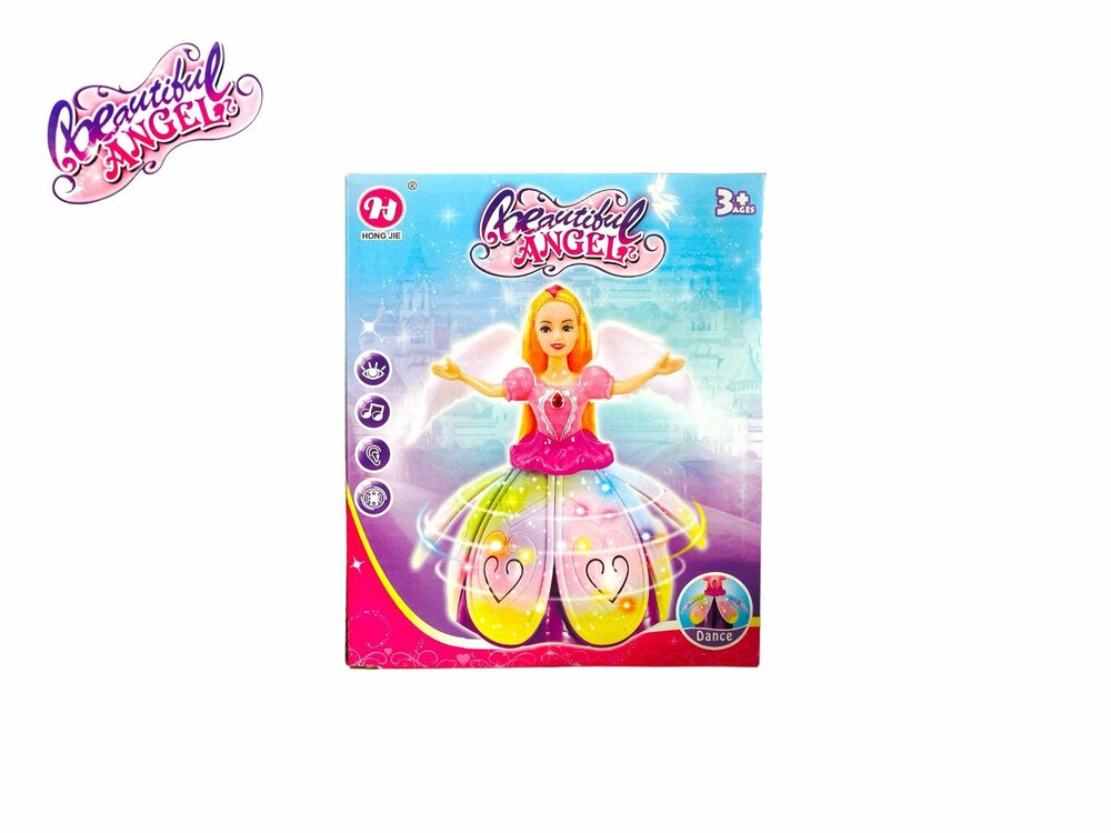 Dansende Prinsesengel -  Muziek, 3D Led Lichtshow &amp;  BUMP AND GO FUN