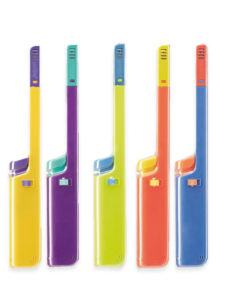 Candle lighter - kitchen lighters - 5 pieces - bbq lighter - refillable - unilite&reg;