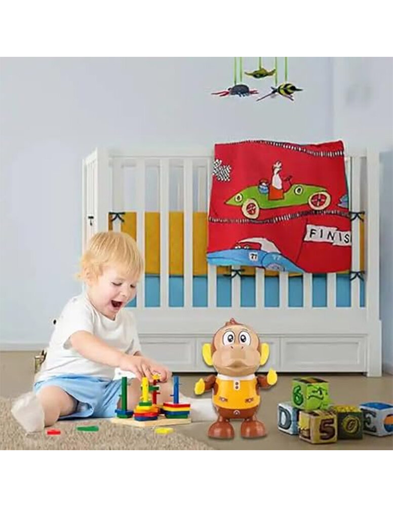 Swinging Monkey - Dancing toy monkey with sound and movement