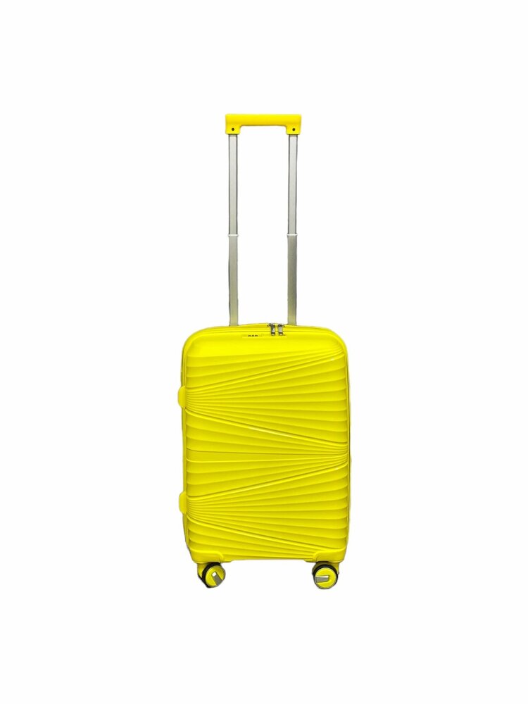 Koffers - Luxe Set van 3 stuks - ultra licht gewicht koffer - Geel - 55/65/75 cm