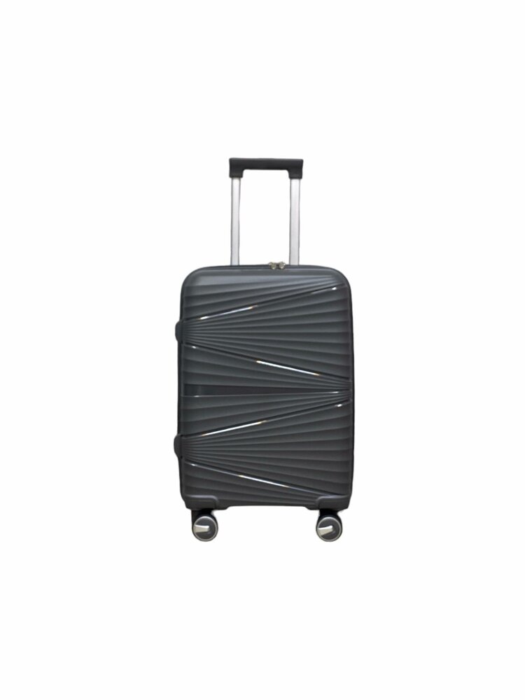 Koffers set van 3 stuks - Licht Zwart - 55/65/75 cm