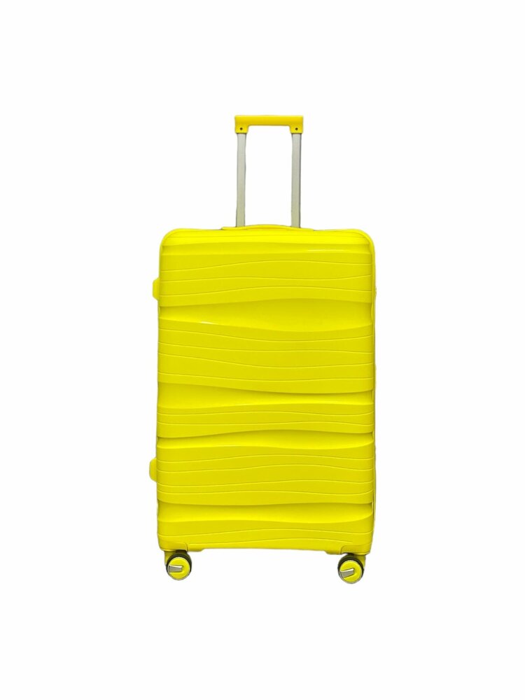 Handbagage geel - Siliconen/Polypropyleen - 55 x 35 x 20 cm