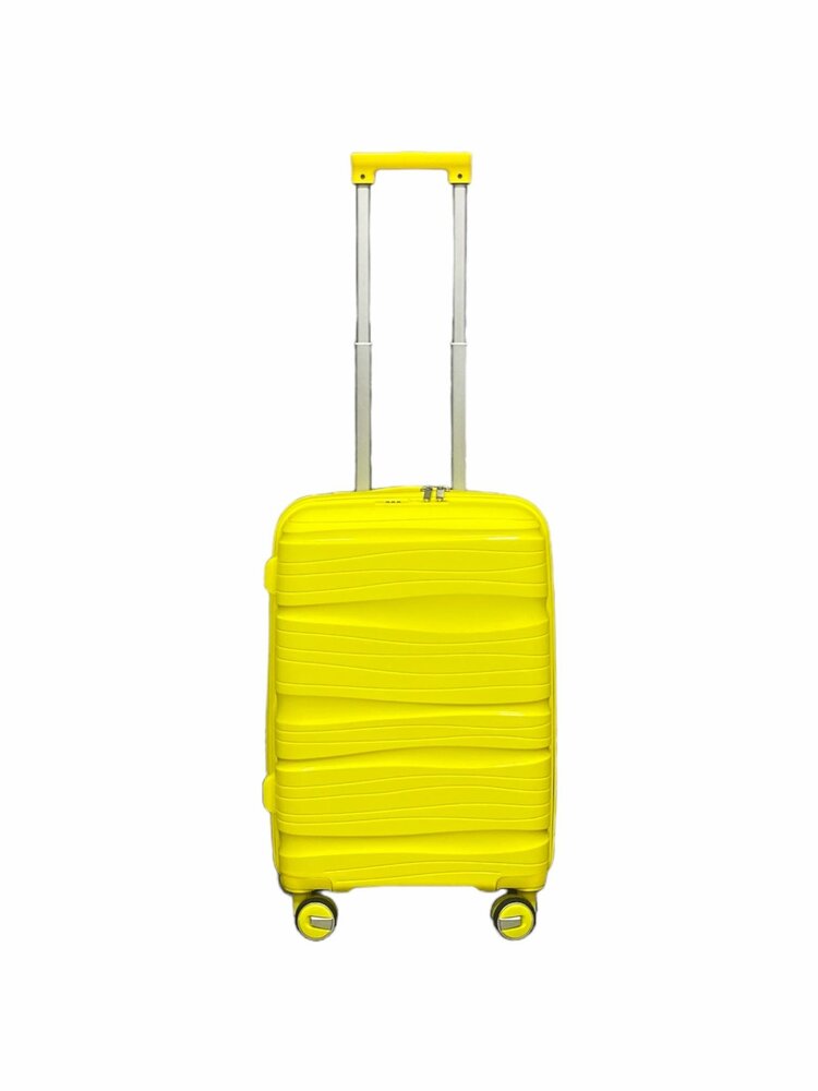 Handbagage geel - Siliconen/Polypropyleen - 55 x 35 x 20 cm