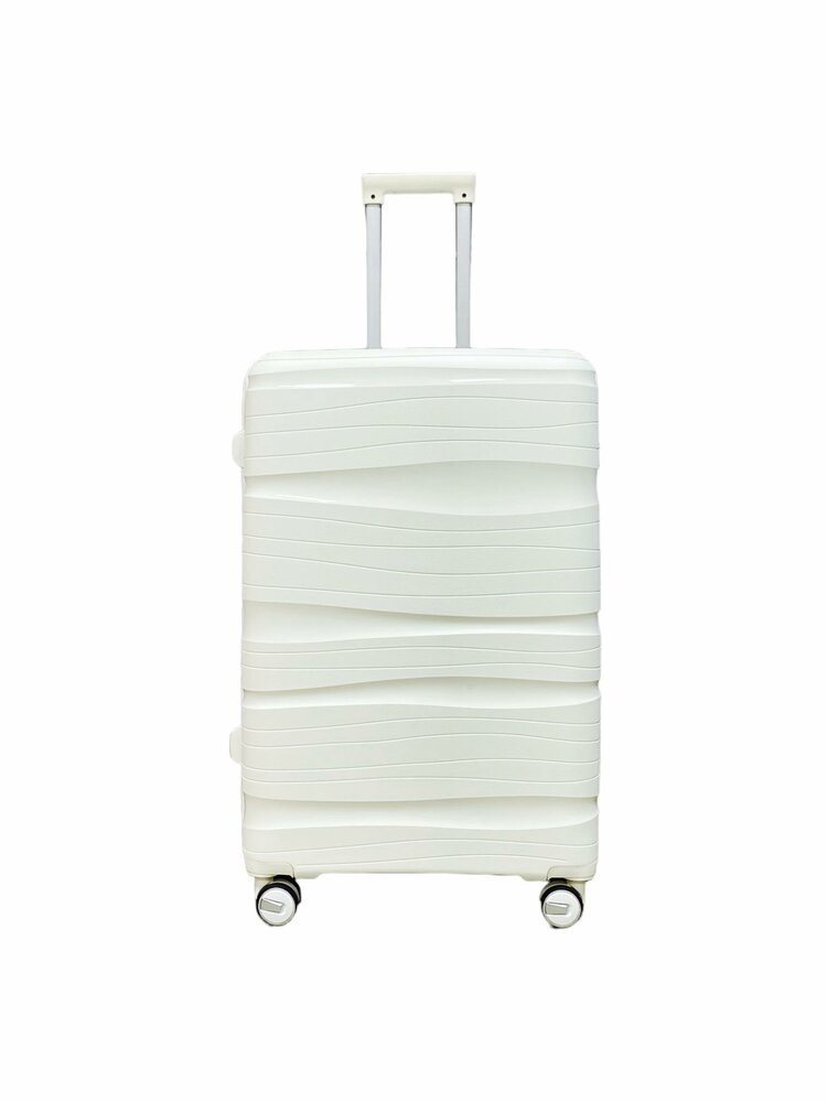 Koffers - Luxe - Set van 3 - Wit - 55/65/75 cm
