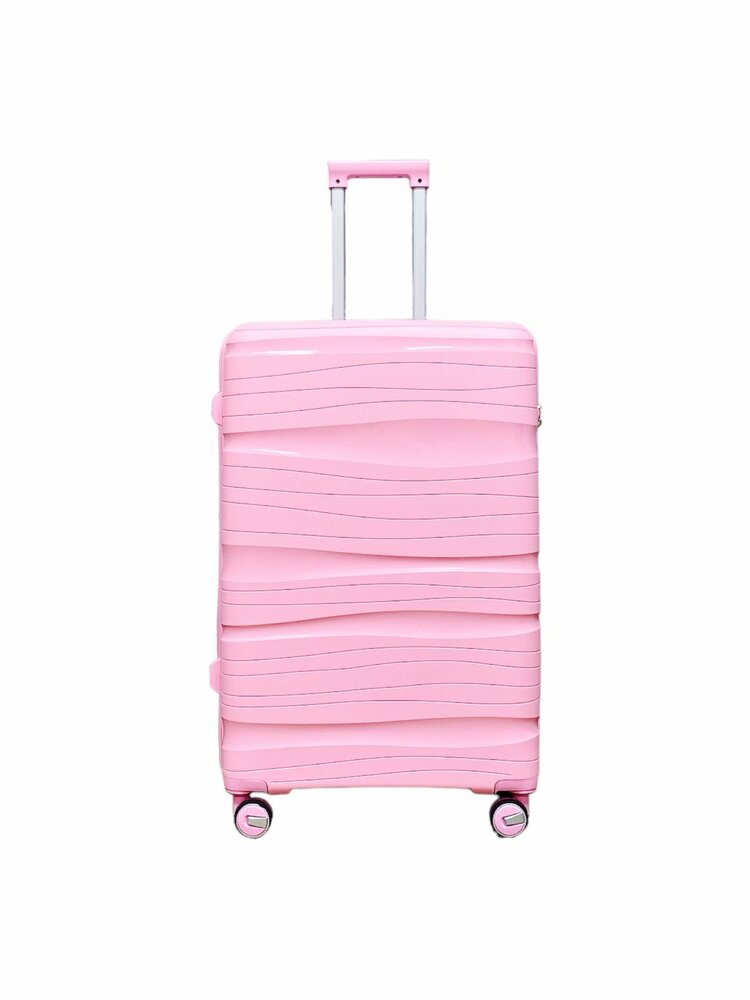 Koffer - Roze - Siliconen/Polypropyleen - 65 x 44 x 26 cm