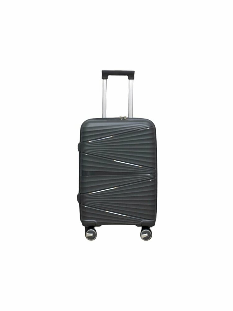 Groot koffer hemels zwart  65cm - tot 28kg - 4 spinner wielen