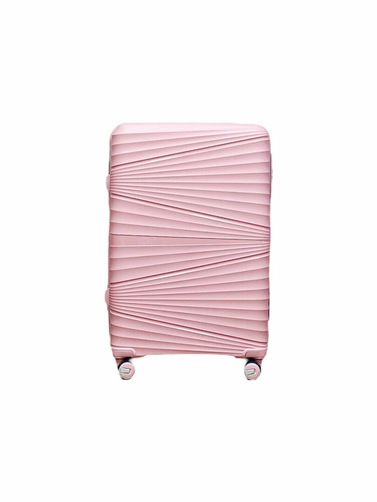 Handbagage koffer 55CM roze met 4 wielen 360 graden spinner
