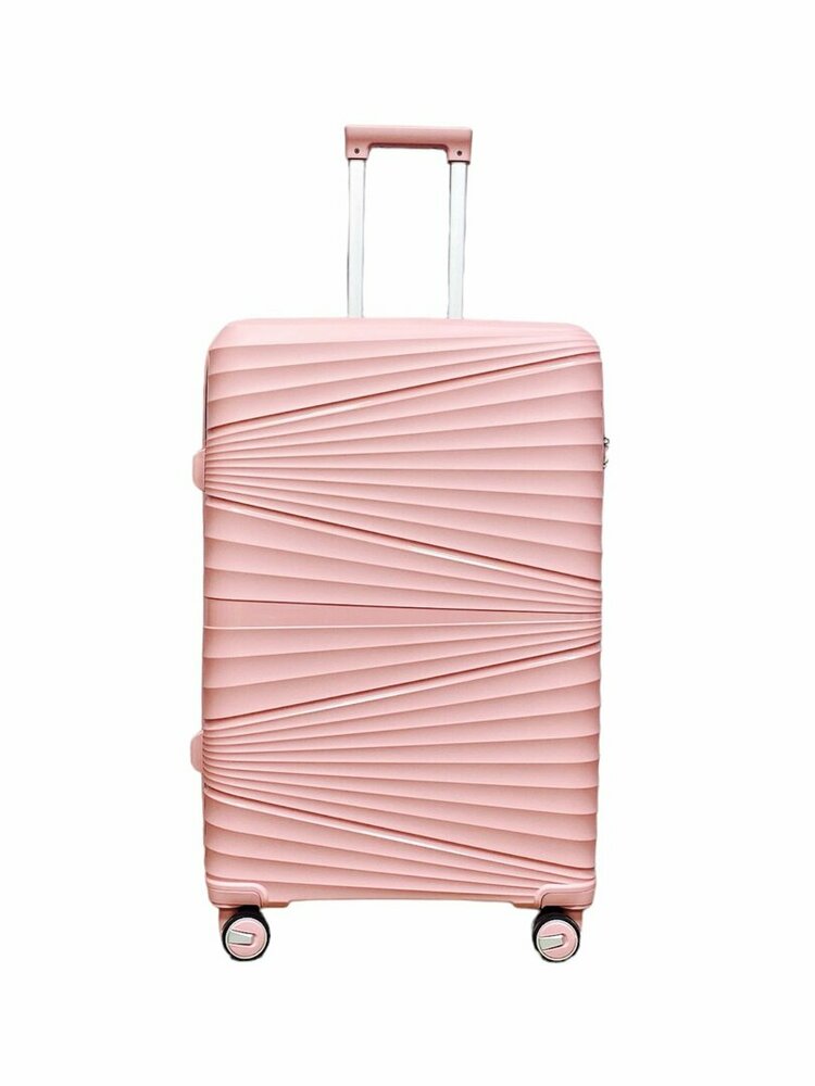 Groot XL koffer roze 75cm - tot 35kg - 4 wielen 360 graden spinner