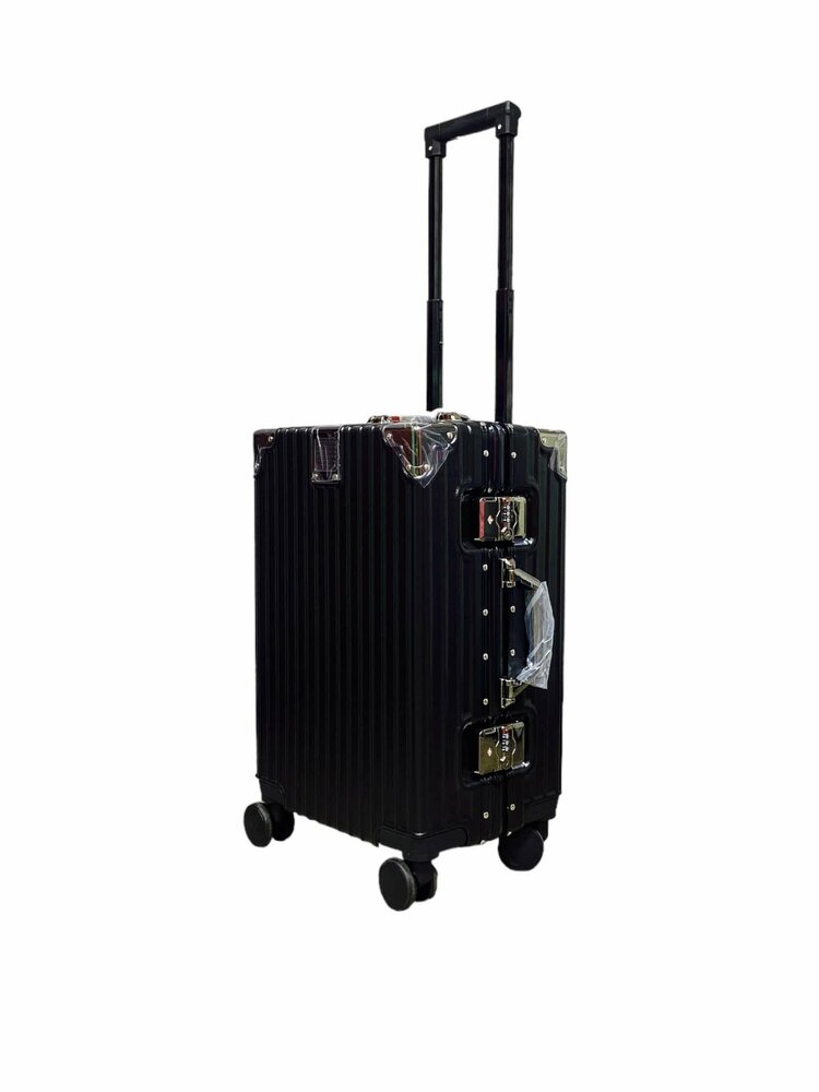 Handbagage met harde schaal, PC ABS aluminium 4 metalen hoeken voor bescherming