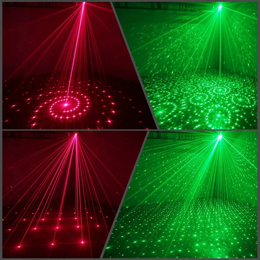 Laser licht - met afstandsbediening - Stage Lighting - Geluid geactiveerd