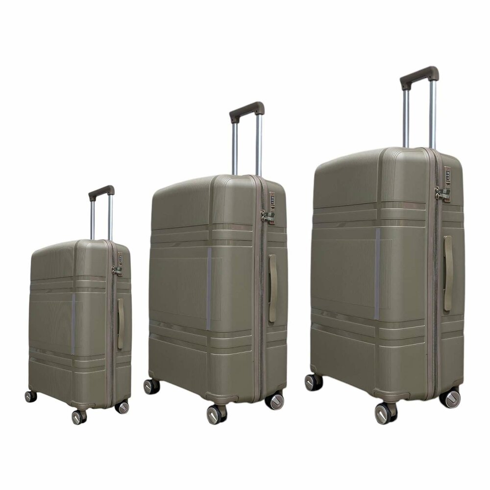 Koffers - Luxe - Set van 3 - Mokka Bruin - 55/65/75 cm coffee -&nbsp;100% polypropyleen - editie 2025