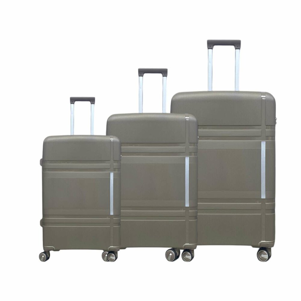 Groot XL koffer 75cm - tot 35kg - 4 wielen 360 graden spinner ( koffie ) -&nbsp;100% polypropyleen - editie 2025