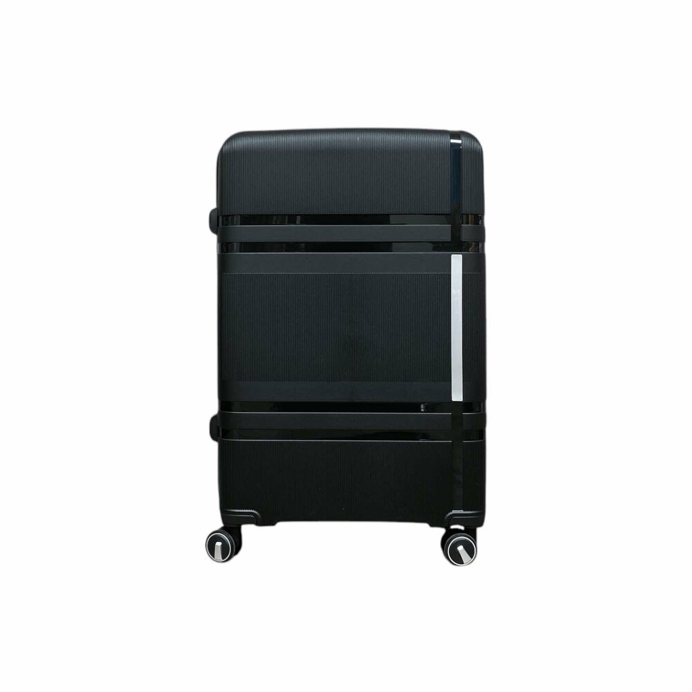 Groot XL koffer zwart 75cm - tot 35kg - 4 wielen 360 graden spinner XL -&nbsp;100% polypropyleen - editie 2025