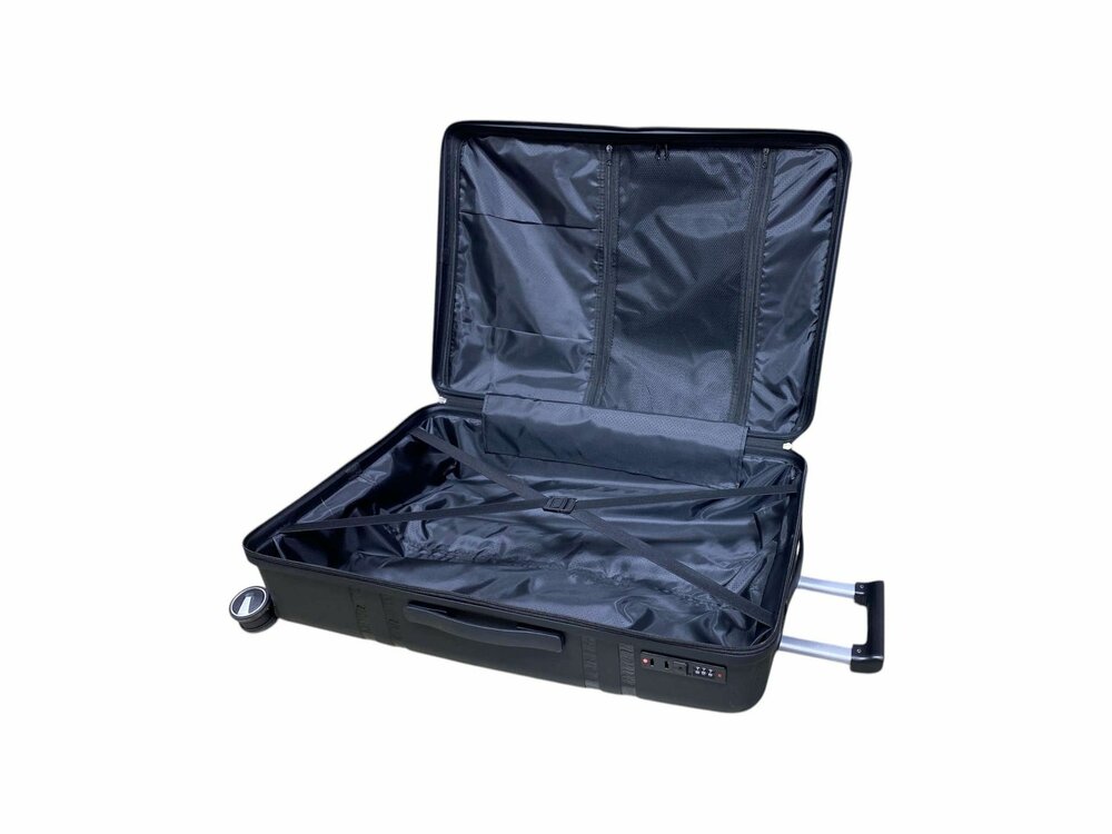 Groot XL koffer zwart 75cm - tot 35kg - 4 wielen 360 graden spinner XL -&nbsp;100% polypropyleen - editie 2025
