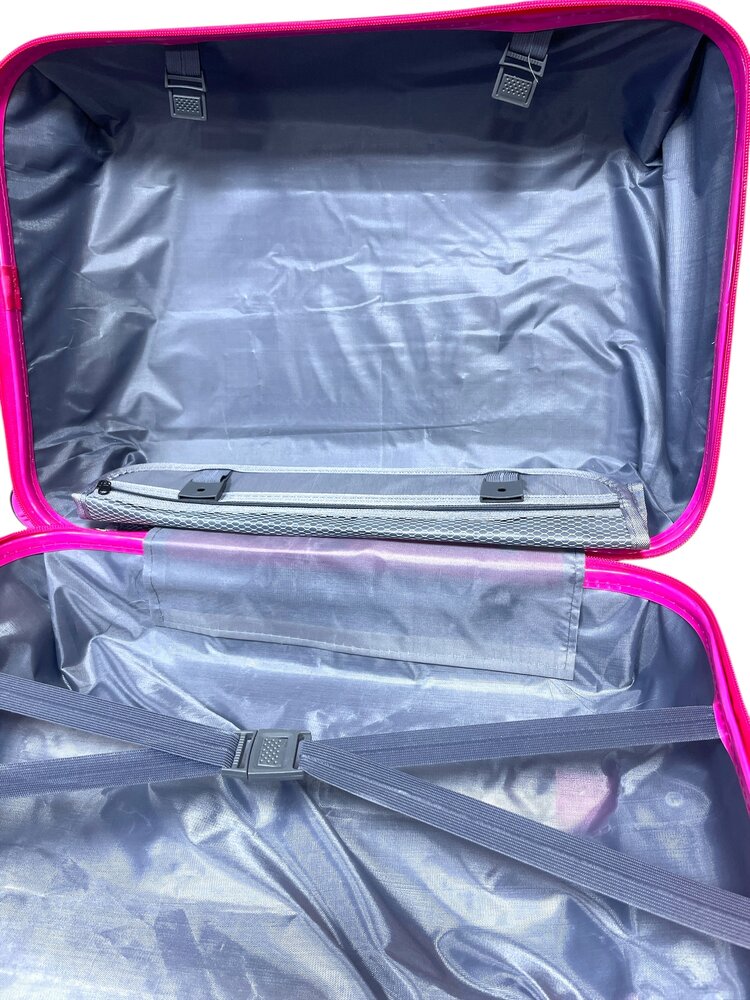 Kinderkoffer Kitten print - Roze  - Handbagage