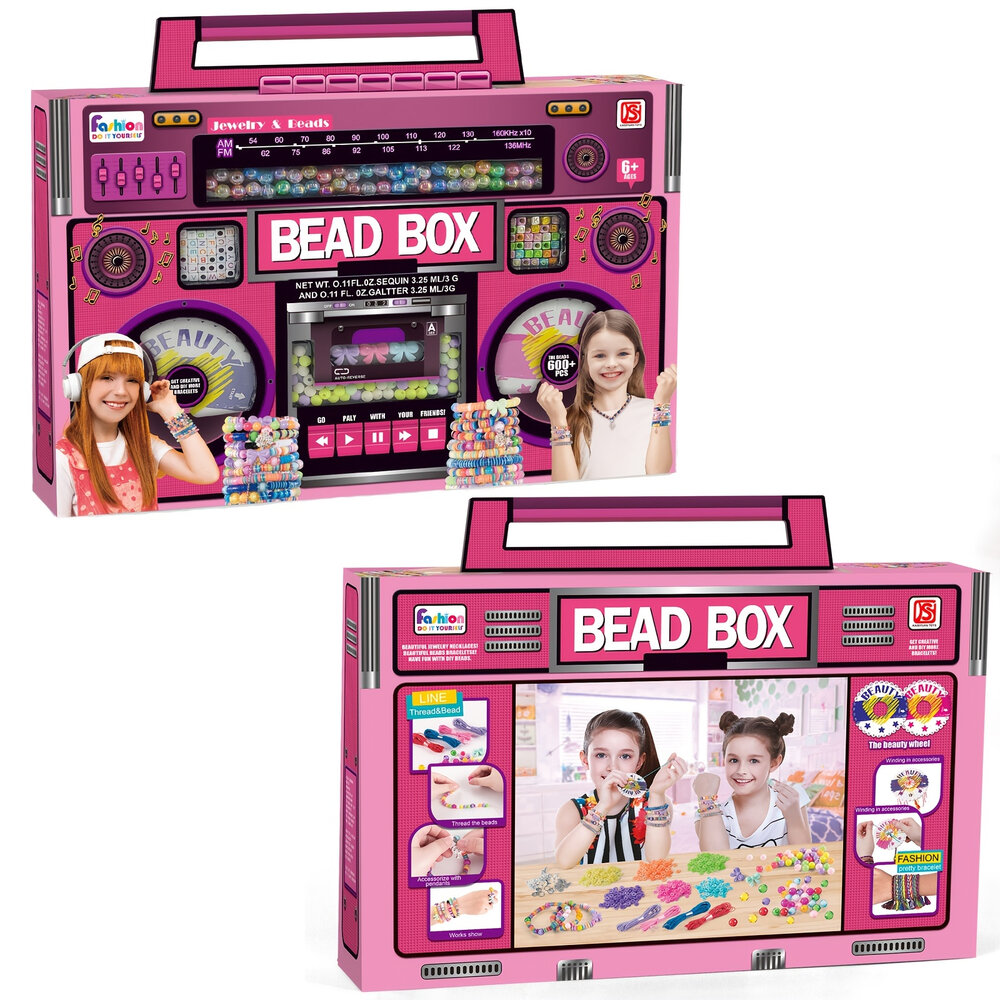 Bead Box - Jewelry bead set - arts and crafts toys for girls