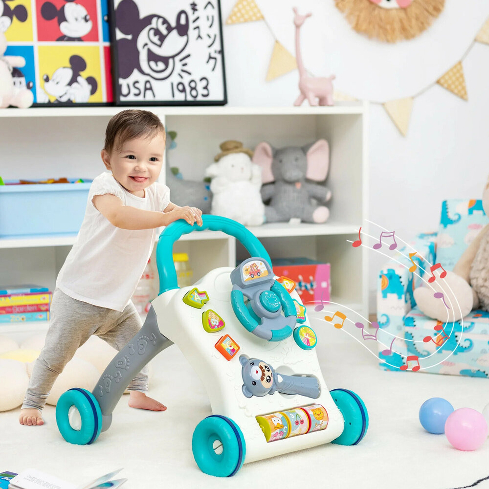 Baby Walker - met geluid en lichtjes - 9 tot 36 Maanden baby Loopwagen 