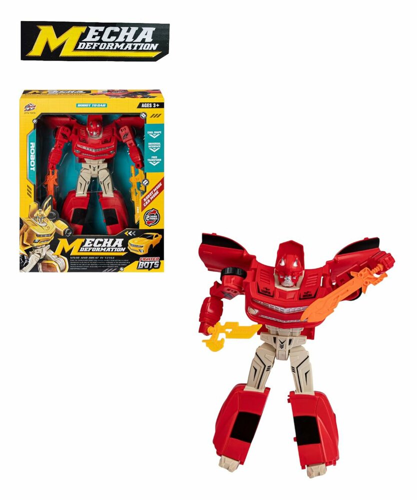 Transform Mecha Deformation - Robot + Auto 2 IN 1 - 26 cm R