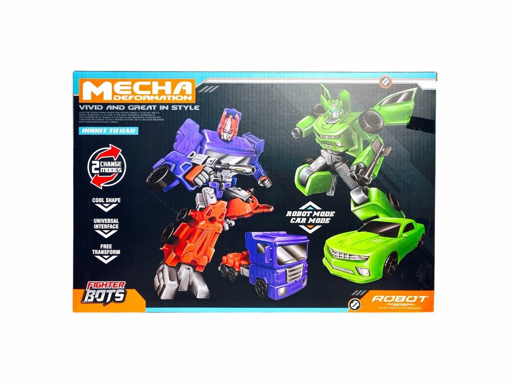 Transform Mecha Robots - 2in1 robot en auto - set van 2 stuks G