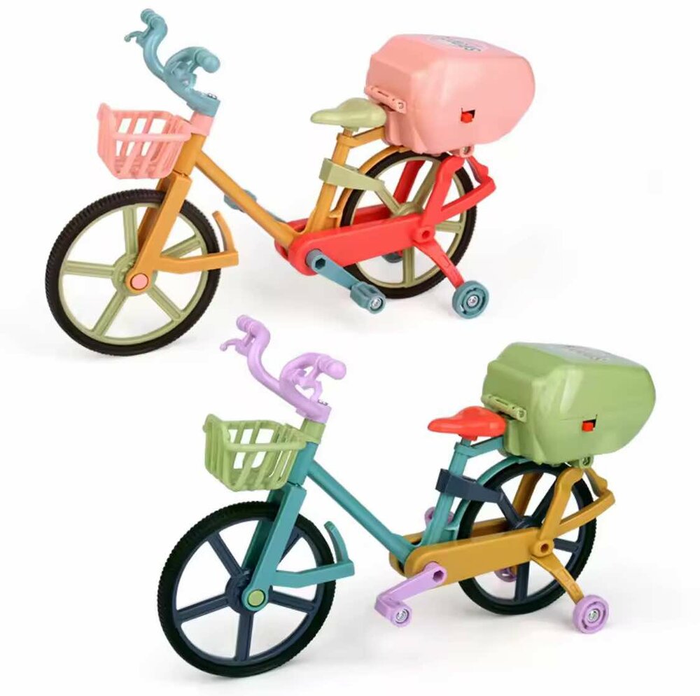 Speelgoed Fiets Voertuig Model Vroege Onderwijs Speelgoed Met Lichte Muziek