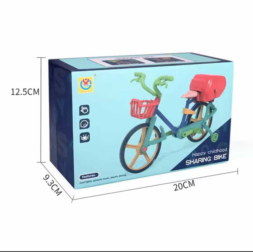 Speelgoed Fiets Voertuig Model Vroege Onderwijs Speelgoed Met Lichte Muziek