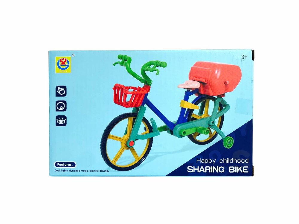 Speelgoed Fiets Voertuig Model Vroege Onderwijs Speelgoed Met Lichte Muziek