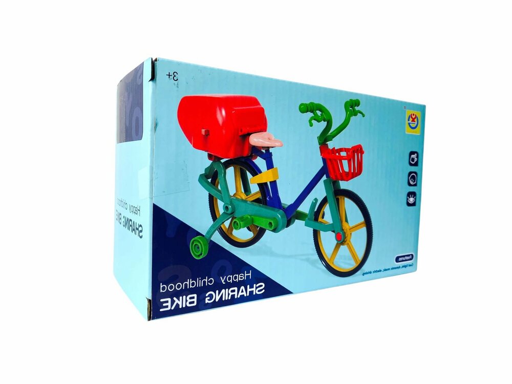 Speelgoed Fiets Voertuig Model Vroege Onderwijs Speelgoed Met Lichte Muziek
