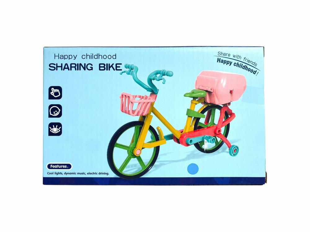 Speelgoed Fiets Voertuig Model Vroege Onderwijs Speelgoed Met Lichte Muziek