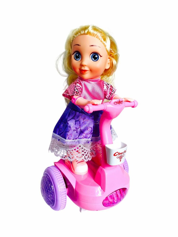 Poppen speelgoed met Balansbord Music &amp; 3D Lighting 360&deg; - Hoverboard - 30cm