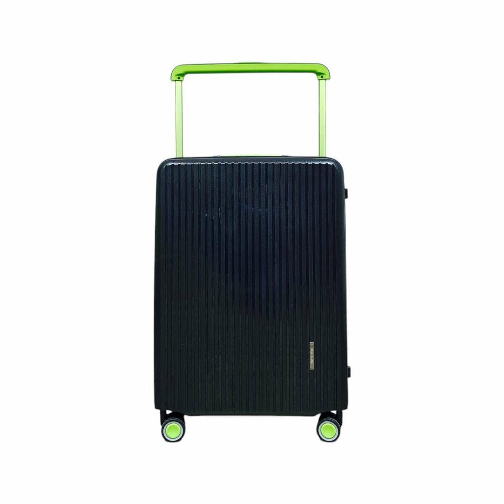 Bubule Hardcase suitcase set black - 3 pieces - TSA lock - wide handle