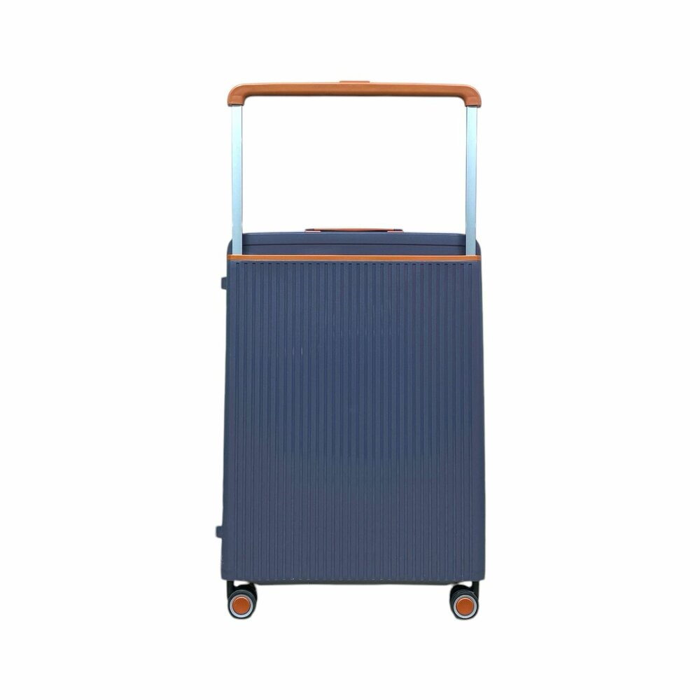 Groot Hardcase koffer Staalblauw - 65 cm - TSA Slot - brede handgreep - Bubule 