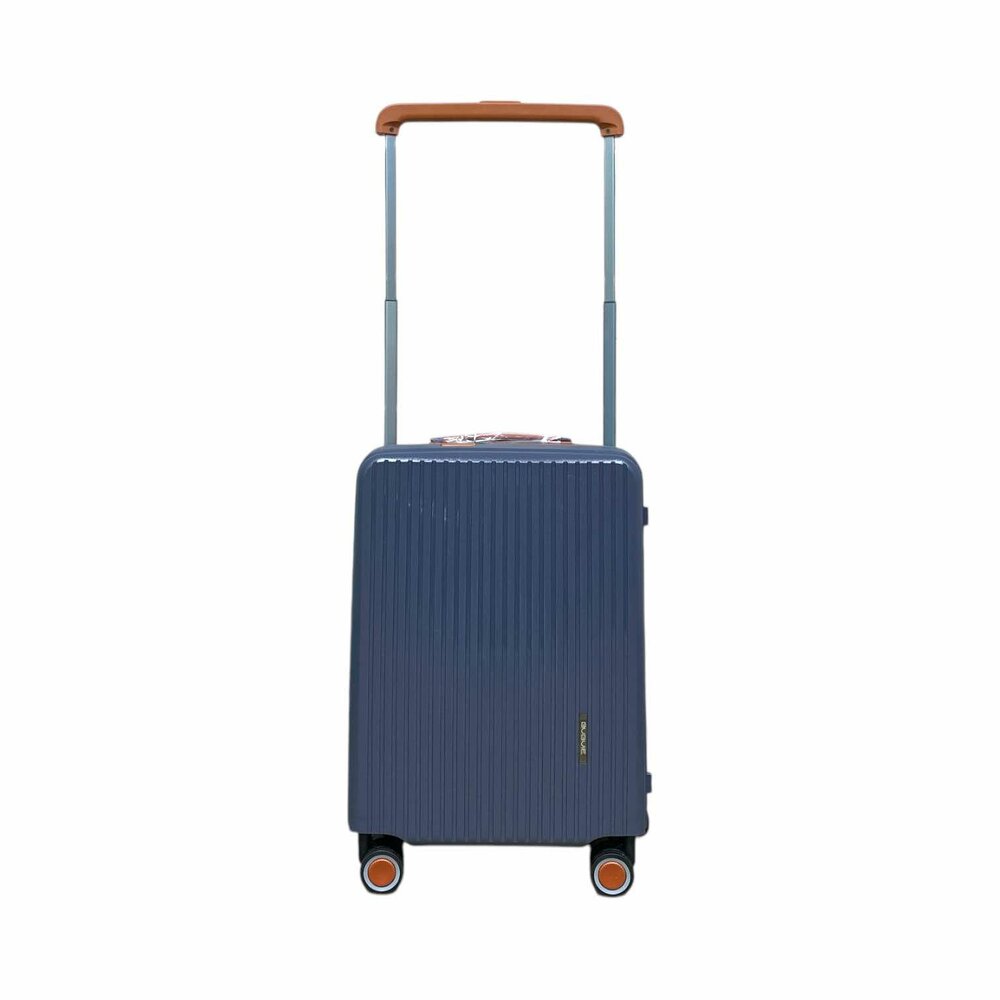 Bubule Handbagage  staalblauw - 55 cm - TSA Slot - harde kofffermet  brede handgreep