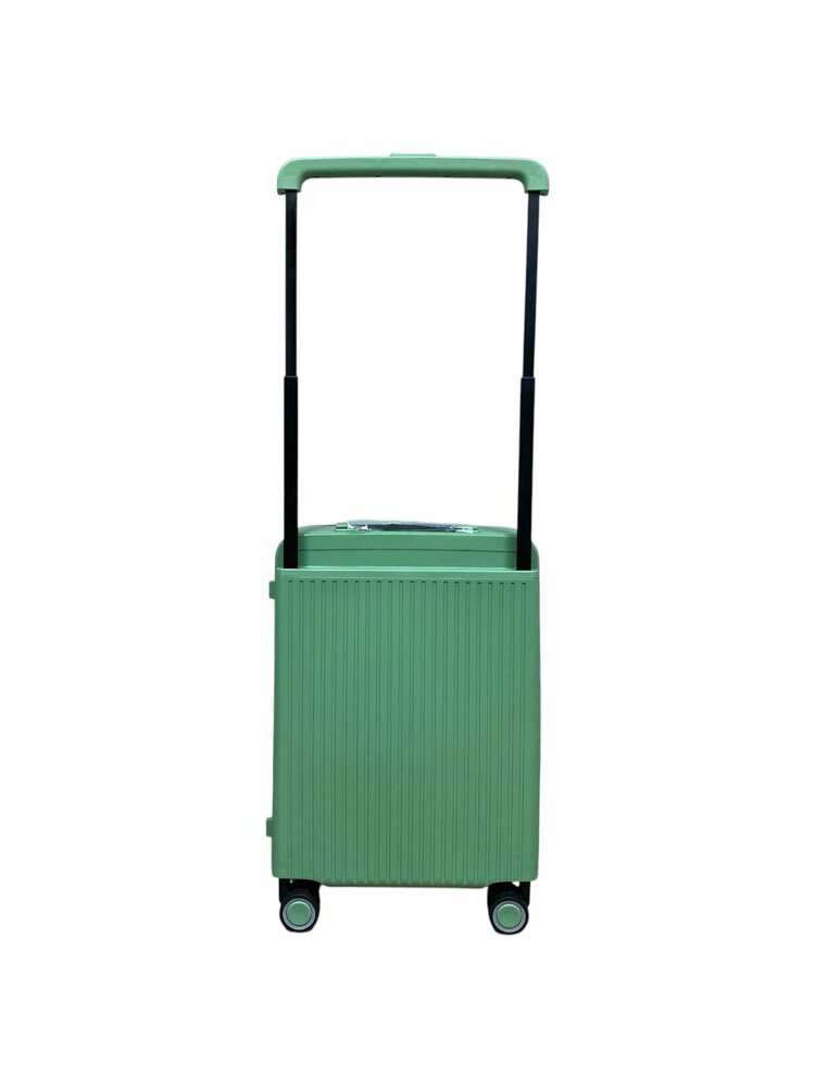  Bubule Handbagage  pistache groen - 55 cm - 33L - TSA Slot - brede handgreep -  harde koffer