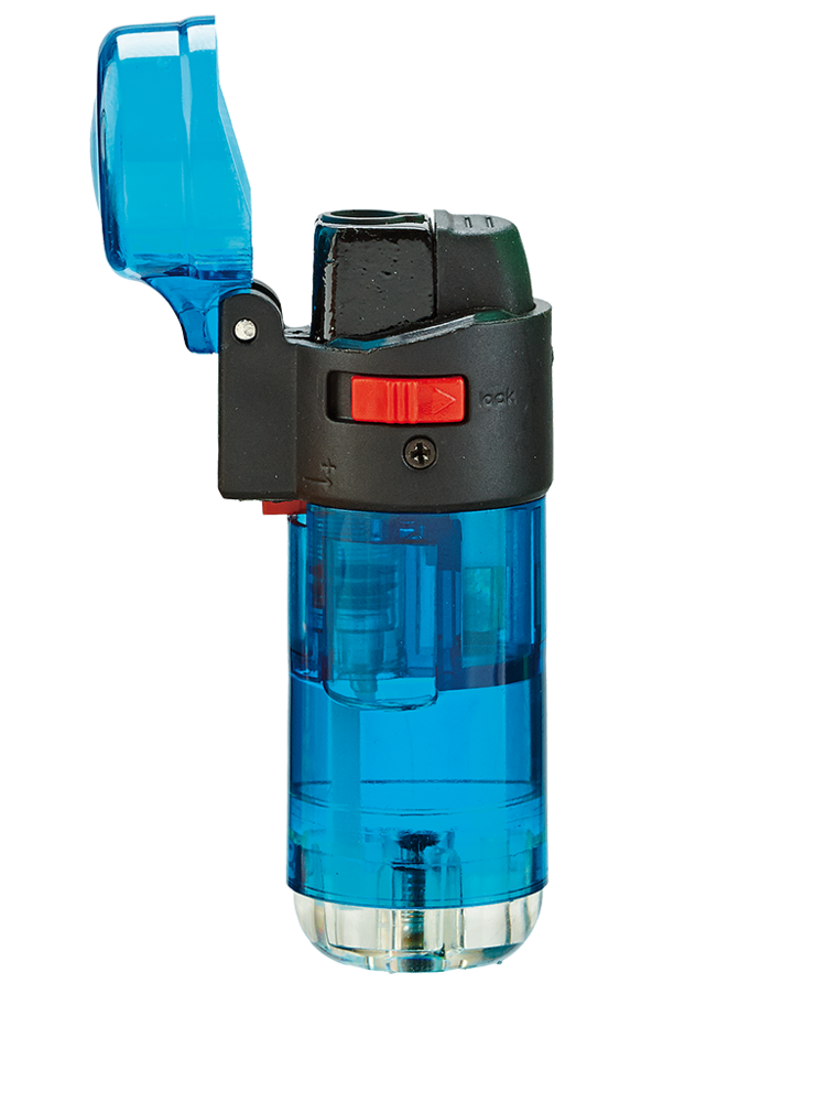 Jet Flame transparant aanstekers - 5 stuks Turbo wind aansteker- navulbaar