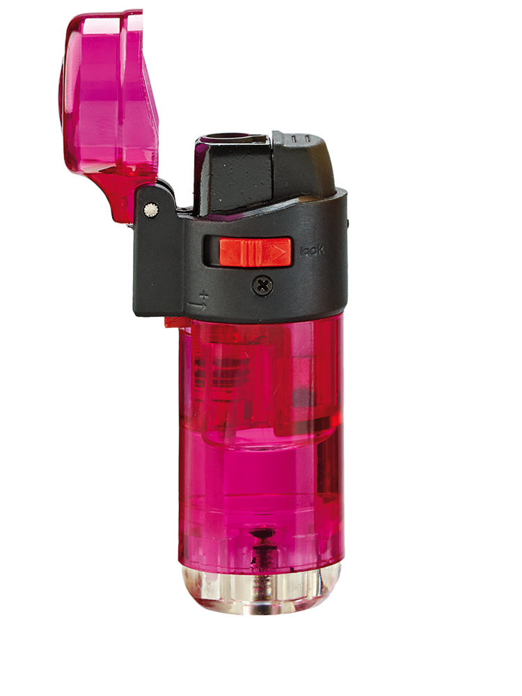 Jet Flame transparant aanstekers - 5 stuks Turbo wind aansteker- navulbaar