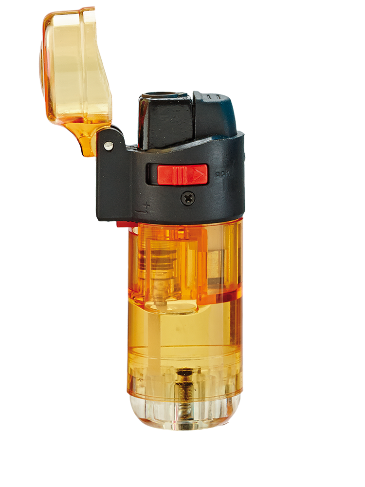 Jet Flame transparant aanstekers - 5 stuks Turbo wind aansteker- navulbaar