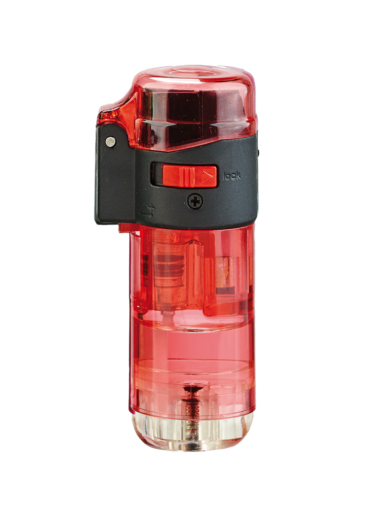 Jet Flame transparant aanstekers - 5 stuks Turbo wind aansteker- navulbaar