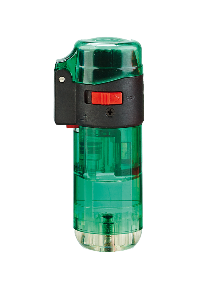 Jet Flame transparant aanstekers - 5 stuks Turbo wind aansteker- navulbaar