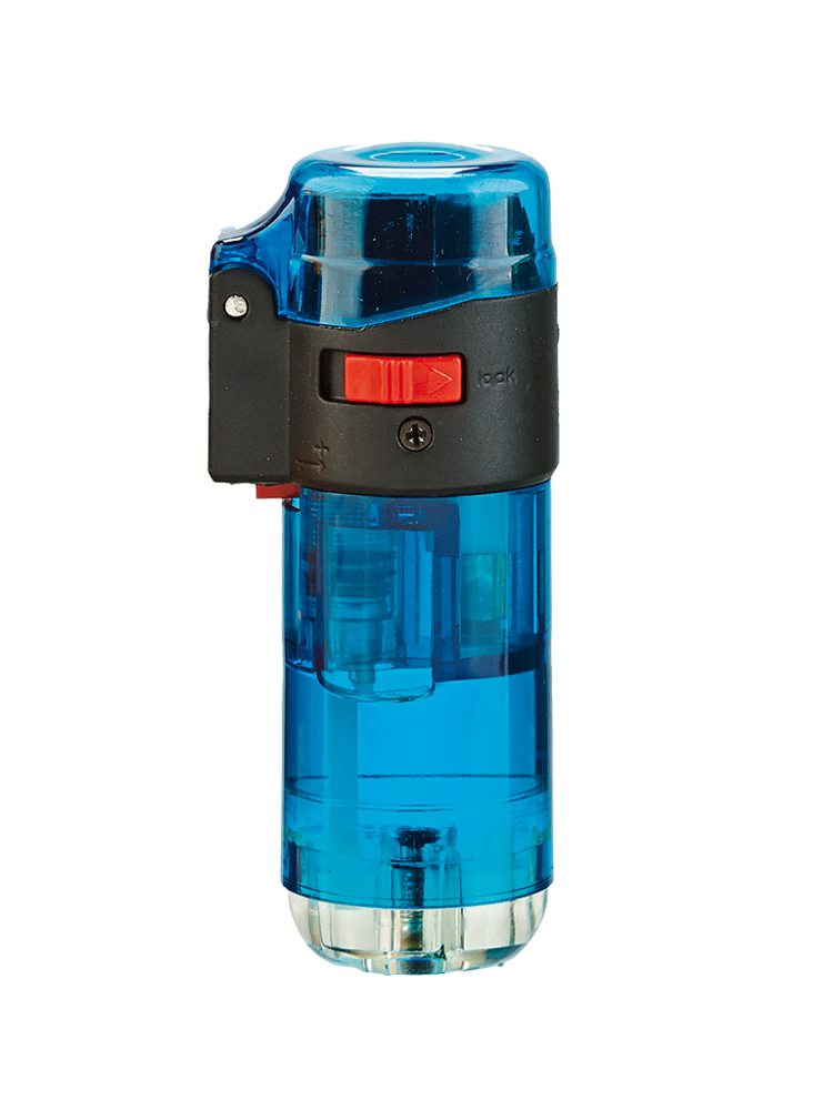 Jet Flame transparant aanstekers - 5 stuks Turbo wind aansteker- navulbaar