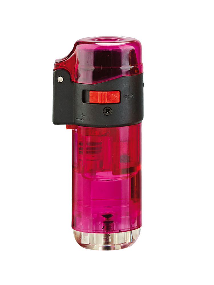 Jet Flame transparant aanstekers - 5 stuks Turbo wind aansteker- navulbaar