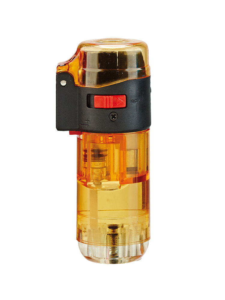 Jet Flame transparant aanstekers - 5 stuks Turbo wind aansteker- navulbaar