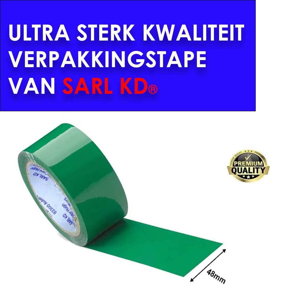 Premium Verpakkingstape Groen 48mm x 100m - Plakband - dozentape