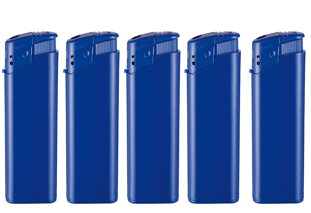 Blauw Bedrukbare Aansteker blanco - 50 stuks &ndash; kliksysteem - TOM&reg;