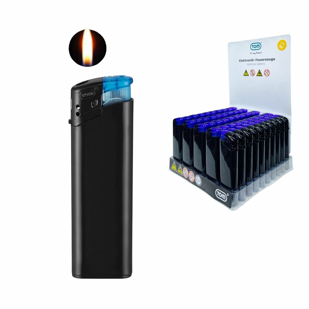 Bedrukbare Aanstekers 50 stuks &ndash; kliksysteem - TC Blue TOM&reg; 