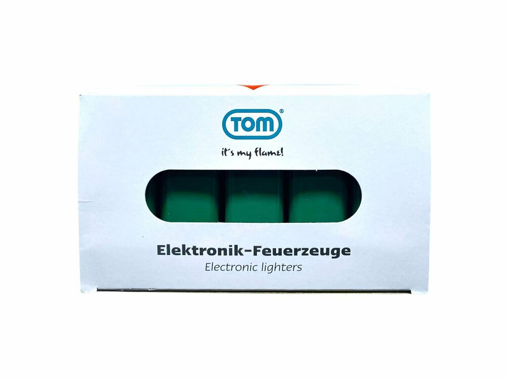 Groen Bedrukbare Aansteker blanco - 50 stuks &ndash; kliksysteem - TOM&reg;