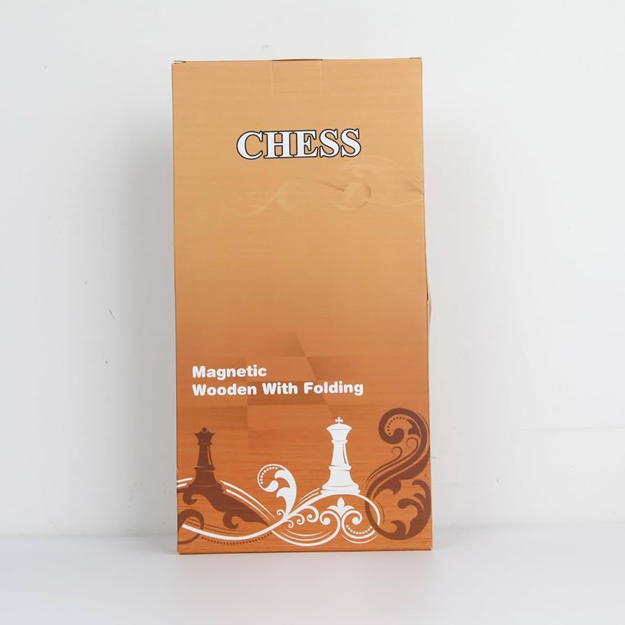 Chess - Professionele Magnetische houten schaakbord 38cm - opvouwbaar